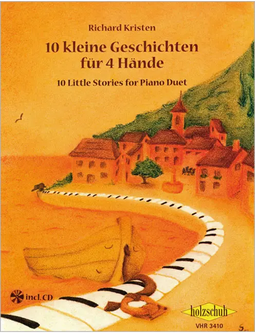 10 kleine Geschichten für 4 Hände (mit CD)